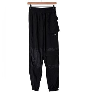 Forever 21 | Like new black high waist banded cargo track pants joggers